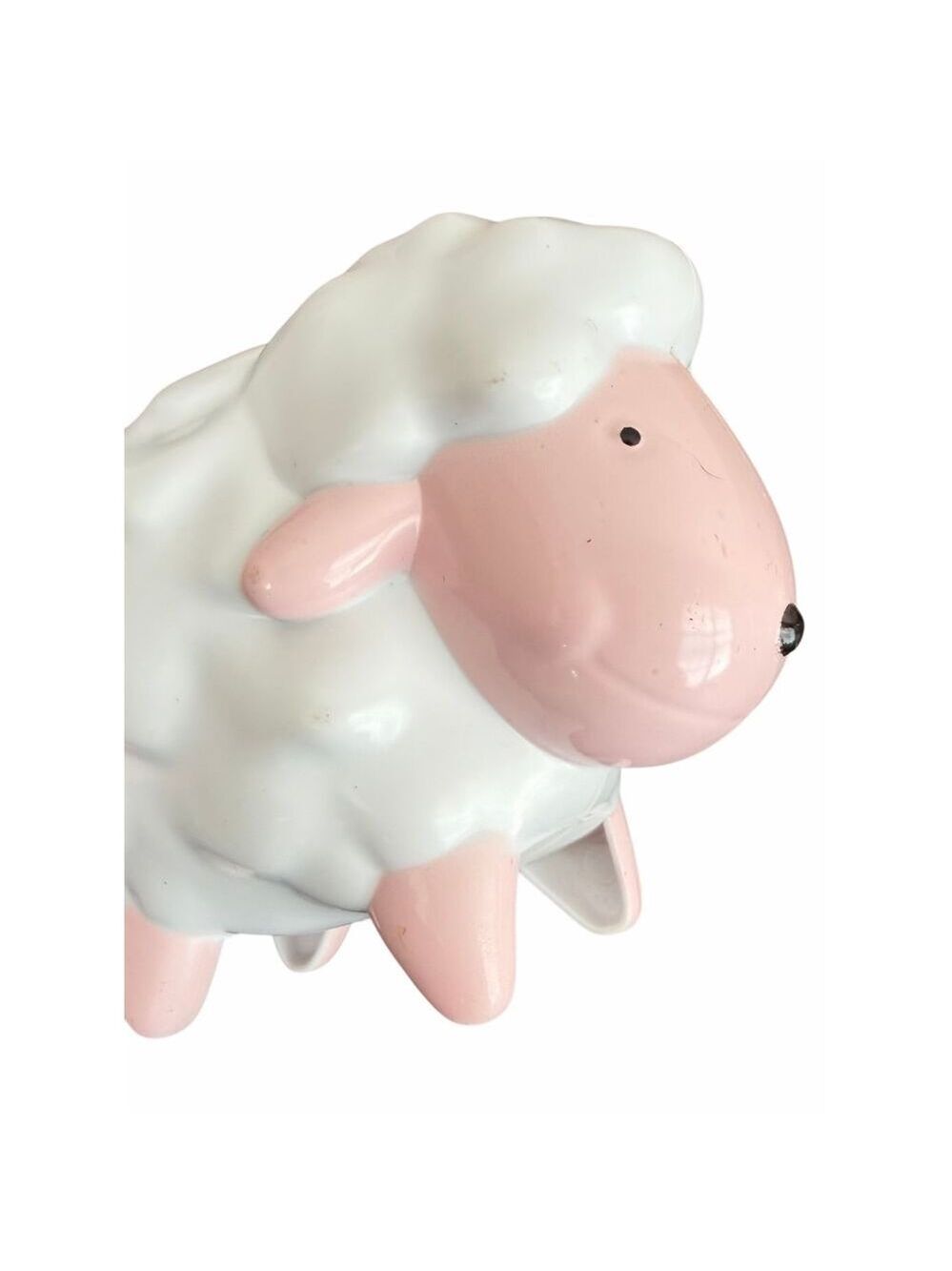 Kid Connection Farm House Toy Sheep Figurine White & Pink Plastic